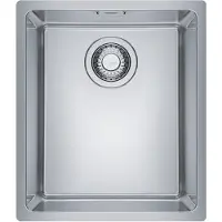 Franke Fregadero de acero inoxidable empotrado Maris, modelo MRX 210-34, con mando giratorio de acero inoxidable, a partir de 40 cm. Código: 127.0537.590.