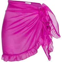 LASCANA Toalla de playa magenta
