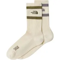 The North Face - Everyday Crew Heritage Stripe Sock 2-Pack - Calcetines multifuncionales size S, beige