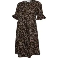 Mamalicious Vestido 'MLMARIA' brocado / negro