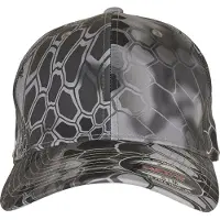 Flexfit Gorra 'Kryptek' antracita / gris claro / gris oscuro