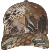 Flexfit Gorra 'Kryptek' beige / marrón / marrón claro / marrón oscuro