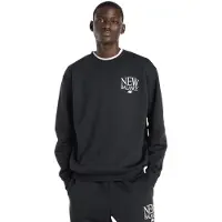New Balance Camiseta 'Reimagined Fleece Crew' negro / blanco