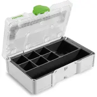 Festool Systainer SYS3 S 76 TRA UNI maletín de herramientas 265 x 171 x 76 mm ( 577819 ) para piezas pequeñas y accesorios
