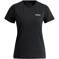 Swix - Women's Position Tee - Camiseta de running size L, negro