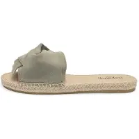 Espadrij l'originale - Women's Plage Boucle Velour - Sandalias size 40, beige/oliva