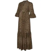 Vero moda Maternity Vestido camisero marrón