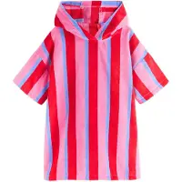 Next Albornoz beige claro / azul real / pitaya / rojo
