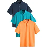 Next Camiseta funcional navy / azul cian / naranja