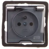 Ospel GPH-1GZ/m/18/d, plateado, IP44, 16 A, 71 mm, 41 mm, 71 mm
