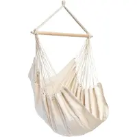 Amazonas Silla colgante Brasil natura, 160 x 130 cm; blanca, modelo AZ-2030200