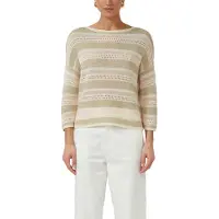 s.Oliver Black Label Pullover Offwhite Talla: XL | Sudaderas con Capucha Outlet | Mujer | Blanco