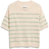 Armedangels - Women's Stripe Linen Blend Sweater - Jerséis size L, beige