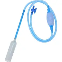 Gistuch Sifón manual mini para acuarios, ideal para cambiar el agua y aspirar los residuos