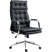 BellaFurn Silla de oficina ergonómica de cuero – Silla de oficina – Ajustable sin necesidad de piezas de sujeción y sin mantenimiento – Color: