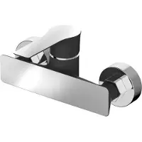 Laveo Grifo de ducha de pared, diseño Brausearmatur, sin juego de ducha, color