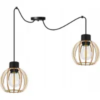 Light11 HOME Lámpara de techo LED moderna de madera