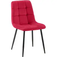 BellaFurn Silla de comedor, tapizada en terciopelo, con alto nivel de confort, protección para el suelo y diseño moderno