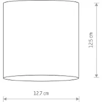 Nowodvorski Lighting Foco reflector POINT, color dorado-blanco, 1xGU10x10W, metal, dimensiones: 12,5x12,7x12,7 cm, IP20, marca Lighting