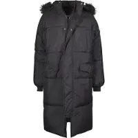 Urban Classics Abrigo de invierno negro