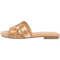 Love & roses Zapatos abiertos beige / marrón claro