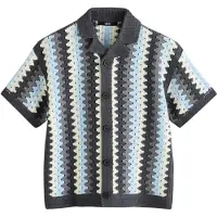 Next Cárdigan beige / azul claro / gris