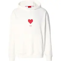 HUGO Sudadera 'Dalentinos' rojo / negro / blanco