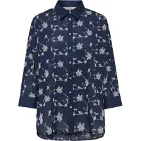 ONLY Blusa 'ONLNew Lina Grace' navy / blanco