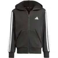 Adidas - Kid's Essentials Full Zip Hoodie - Sudadera size 116, gris/negro