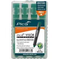 PICA VISOR 4 x Minas de repuesto, color verde