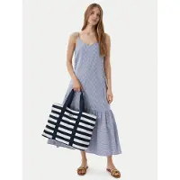 EA7 para mujer. 7W001199_AF22281 Bolso summer azul, blanco (OSFA), Casual, Algodón, outlet 2026.