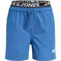 Jack & Jones Junior Bermudas 'JPSTMaui' azul / negro / blanco
