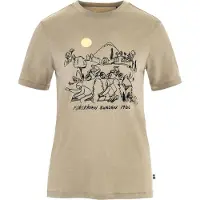 Fjällräven - Women's Hoja Lugnt Wool T-Shirt - Camiseta de merino size S, fossil