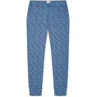 Schiesser Pantalón de pijama 'Mix & Relax' aqua / esmeralda / negro / blanco