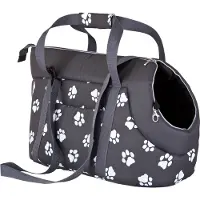 HOBBYDOG Bolsa de transporte para mascotas, tamaño 3 – 58 x 30 x 32 cm, resistente al agua y fácil de limpiar, con certificación , con correa para el hombro y mosquetón, ideal para gatos y perros pequeños