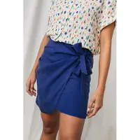 TWOTHIRDS Jusaari - Ultramarine Talla: S | Mini Faldas Outlet | Mujer | Azul