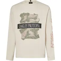 Oakley - MTN Ridge L/S Tee - Camiseta de manga larga size L, beige