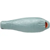 Big Agnes - Women's Greystone 30 - Saco de dormir de plumas size Long - Bodysize: 183 cm, azul/ nasturtium