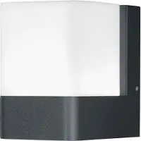 Ledvance 478114, Lámpara de pared inteligente, con conexión Wi-Fi, color gris, fabricada en aluminio y policarbonato (PC), temperatura de color de 3000 K, flujo luminoso de 500 lúmenes