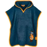 Playshoes Albornoz 'DIE MAUS PIRAT' marino / marrón / naranja