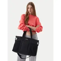 EA7 para mujer. 7W001196_AF22279 Bolsa de gran capacidad negro (OSFA), Casual, Poliéster, outlet 2026.