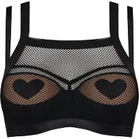 Marlies Dekkers Heartbreaker Black Mesh And Sand Balcony Bra Talla: 85B | Brasieres Outlet | Mujer | Negro