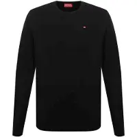 Diesel Camiseta 'T-DIEGOR-LS-MICRODIV' negro