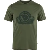 Fjällräven - Abisko Wool Classic S/S - Camiseta de merino size XL, oliva