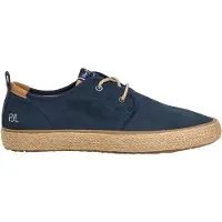 Pepe Jeans para hombre. PMS100007 Alpargatas Port Casual marino (45), Azul, Tela, Plano, Cordones, outlet 2026.