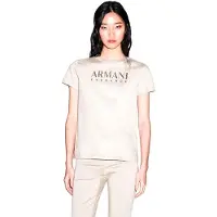 Armani Exchange Camiseta beige