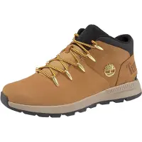 Timberland para hombre. TB0A1XVQ2311 Botas de piel Sprint marrón (40), Plano, 1 a 3cm, Cordones, Casual, Amarillo, outlet 2026.