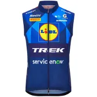 Santini - Lidl Trek Wind Vest - Chaleco de ciclismo size S, azul