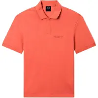 Armani Exchange para hombre. XM001286AF10366U3040 Polo regular naranja óxido (S), Casual, Algodón, Clásico, Manga corta, A|X Armani Exch