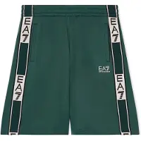 EA7 para hombre. 7M002319_AF12449 Pantalones Cortos Graphic Series M Verde (XXS), Casual, Deportivo, Sportswear, Multideporte, Poliéster, EA